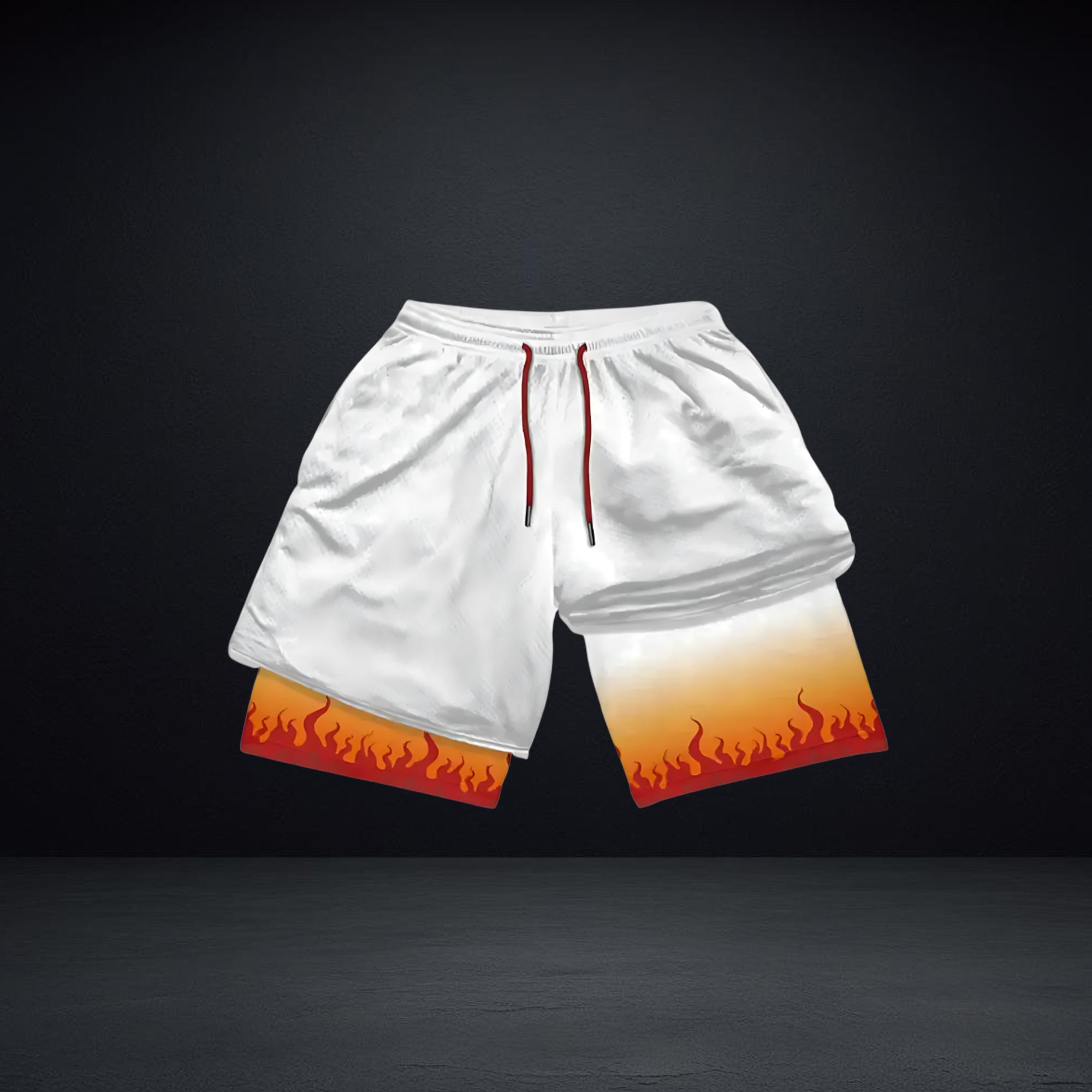 2 in 1 black & white shorts